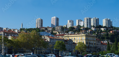 Skyscrapers of city Rijeka