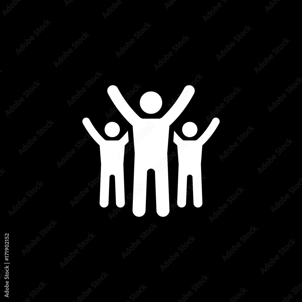Success Icon. Business Concept. Flat Design. Success Icon. Business Concept. Flat Design.