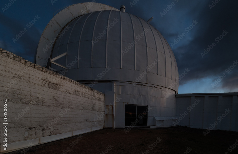 Deserted astronomical telescope observatory Deserted astronomical telescope observatory
