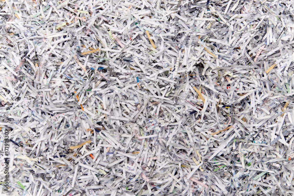 シュレッダー屑