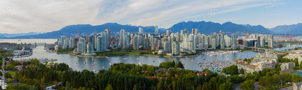 Naklejka premium Panorama Vancouver BC