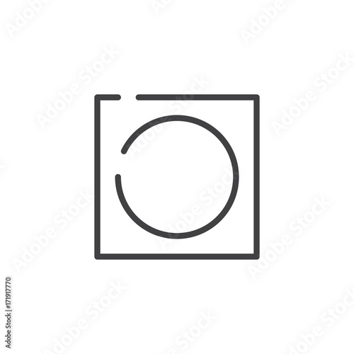 Dry line icon, outline vector sign, linear style pictogram isolated on white. Symbol, logo illustration. Editable stroke