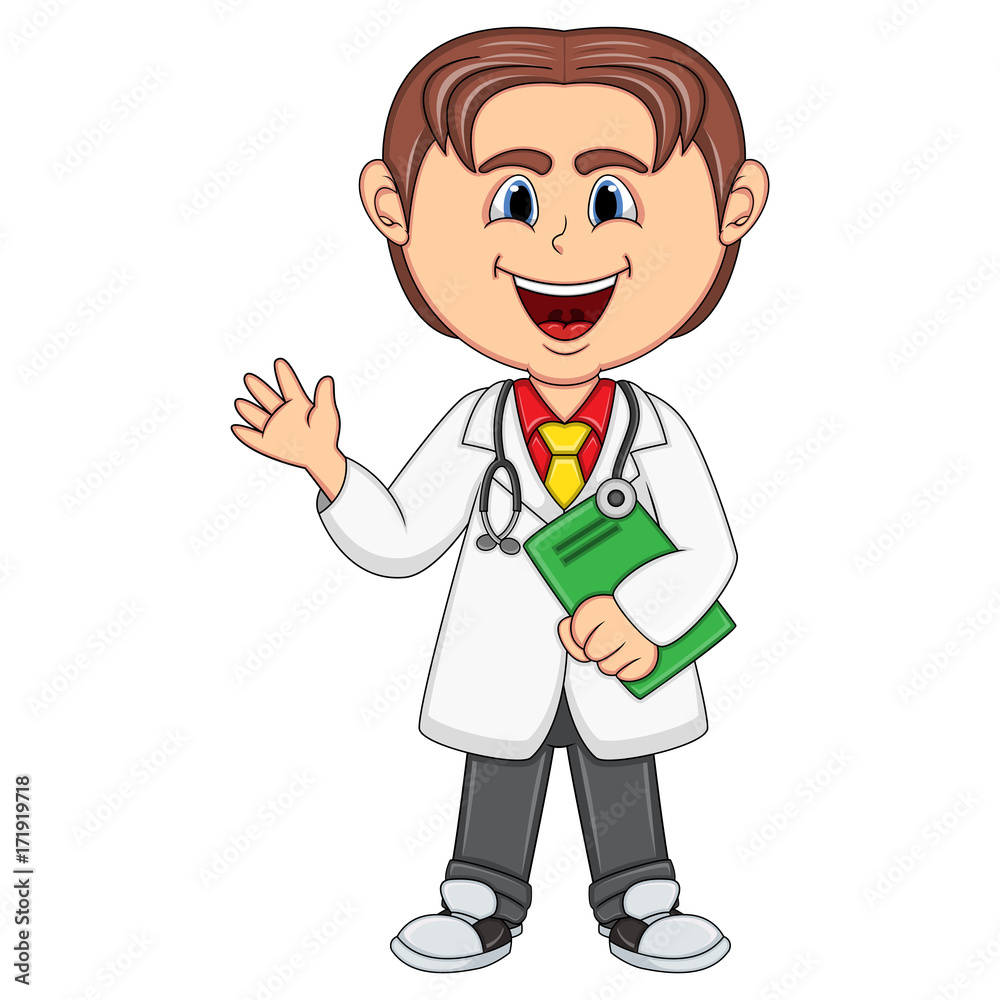 Doctor - Boy cartoon