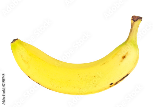 Banana isolated over white background
