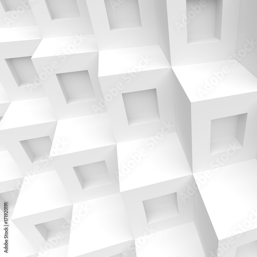 Abstract Cubes Background. Creative Geometric Shape