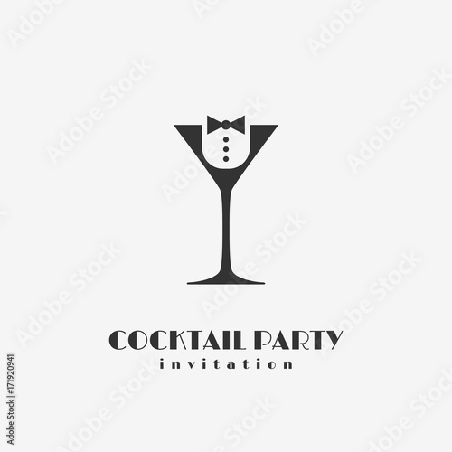 Cocktail party logo