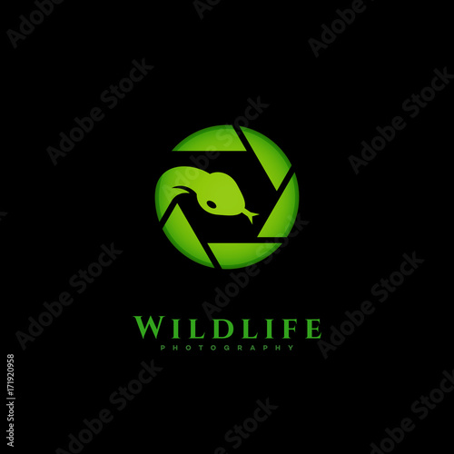 Wildlife photography logo