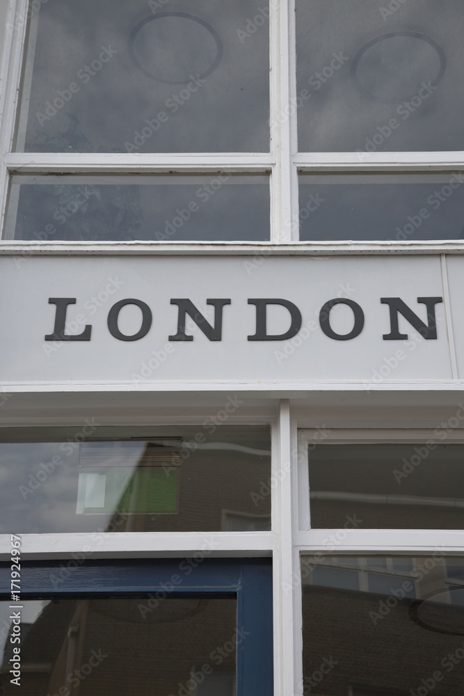 Obraz premium Closeup of London Sign