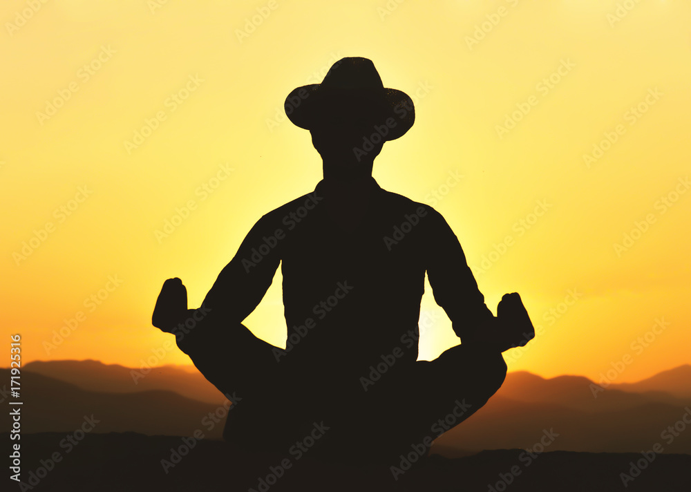 Sunset and yoga
Sunset and yoga