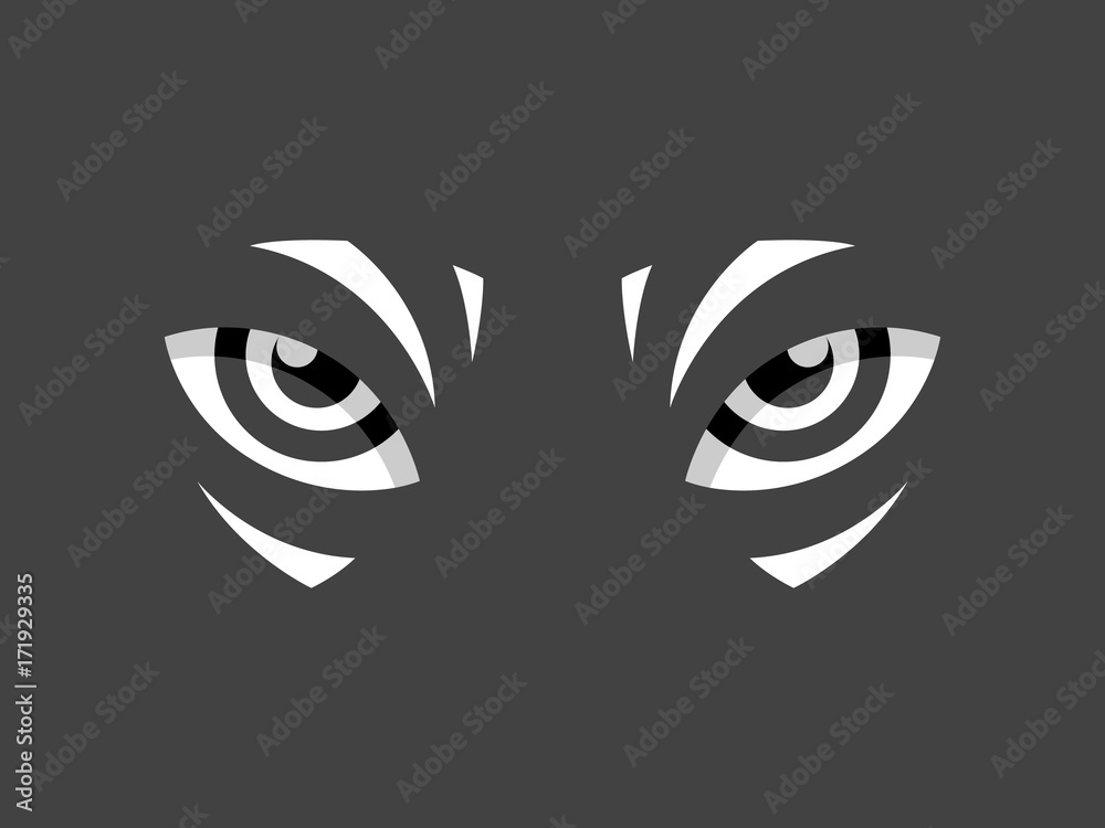 Tribal eye Logo Vector