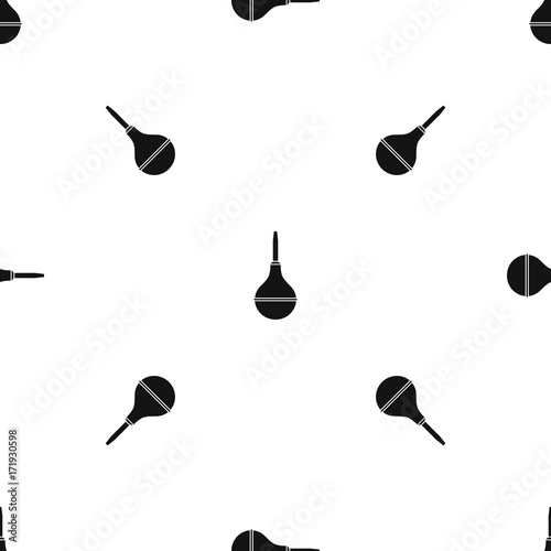 Medical pear pattern seamless black