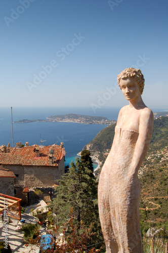 Botanic Garden in Eze, cote d'azur, France
