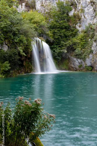 Wasserf  lle in Kroatien an den Plitvicer Seen
