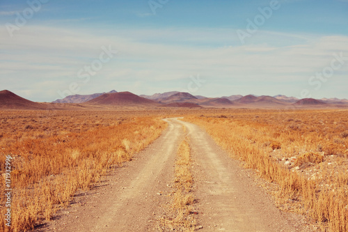 Road in prairie