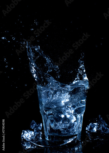 glass with water