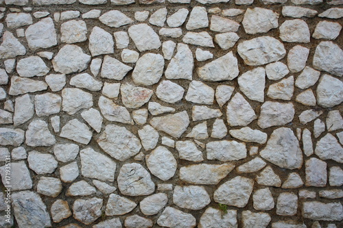 Wand aus Steinen