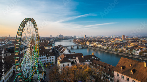 Basel switzerland cityscape