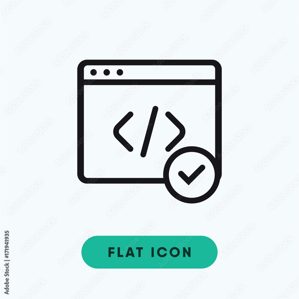Code status vector icon Code status vector icon