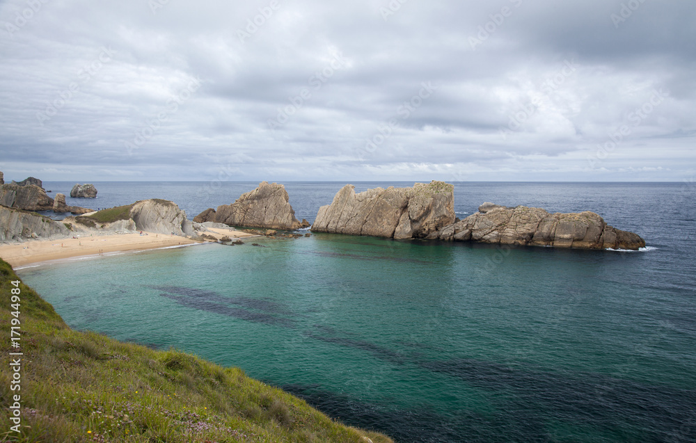 Fototapeta premium Cantabria, Costa Quebrada