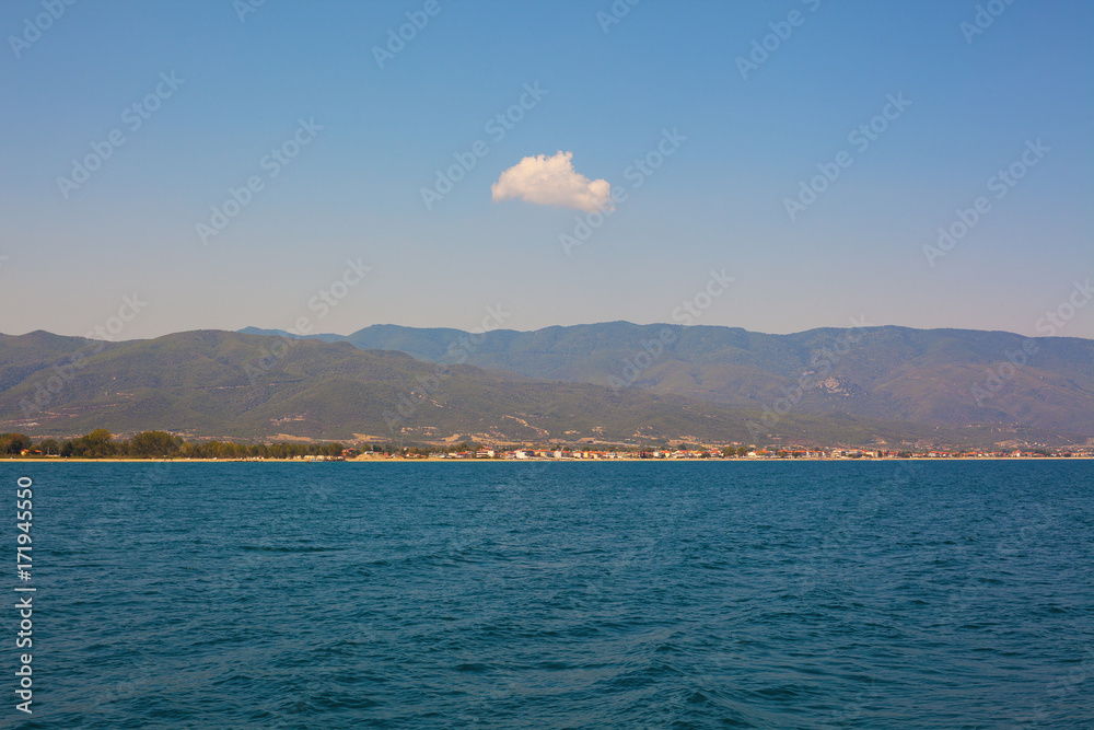Obraz premium View from Stavros in Greece