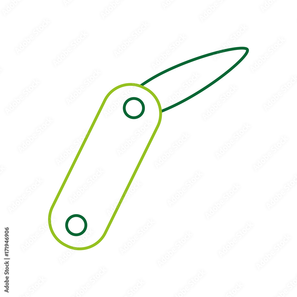multipurpose of knife camping tool vector illustration multipurpose of knife camping tool vector illustration