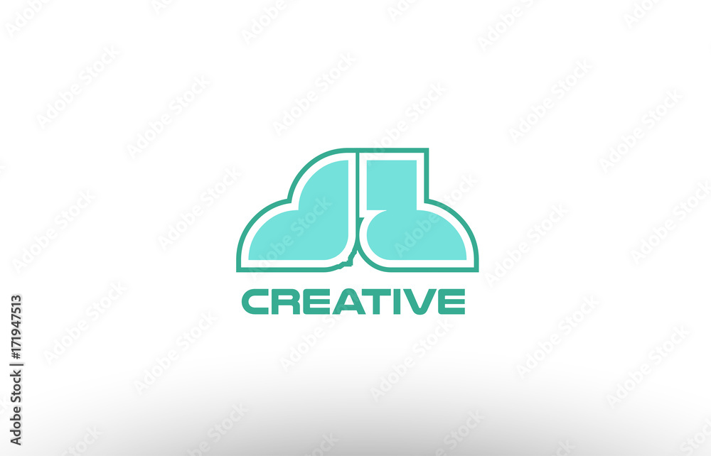 pastel green alphabet letter jl j l combination joint logo comany icon pastel green alphabet letter jl j l combination joint logo comany icon