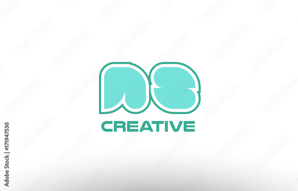 pastel green alphabet letter ns n s combination joint logo comany icon pastel green alphabet letter ns n s combination joint logo comany icon