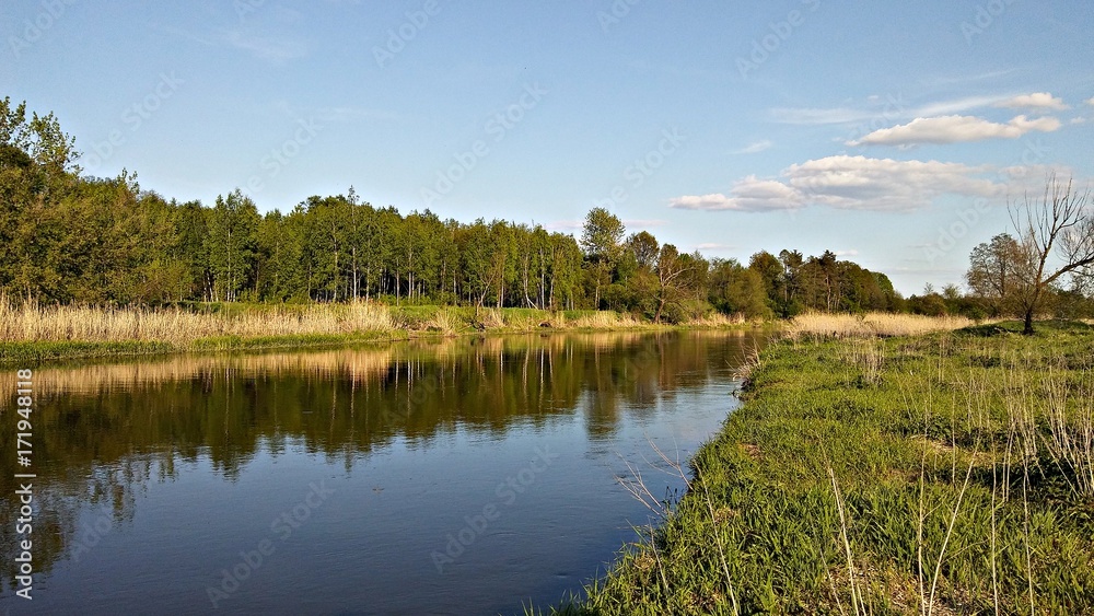 Fototapeta premium Zalew latem