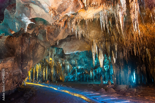 Khao Phin Cave, in Ratchaburi,Thailand.