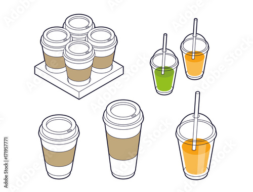 Coffee and juice