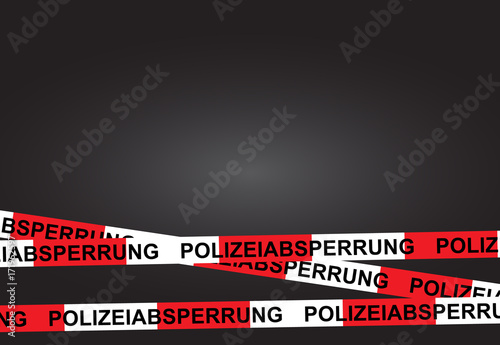 Polizeiabsperrung. Hintergrund dekoration poster absperrung polizei