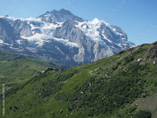 mountain landscape at Jungfraujoch, Switzerland