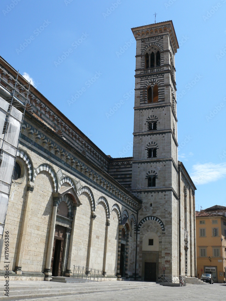 Beautiful Cathedral in Prato, Tuscany, Italy