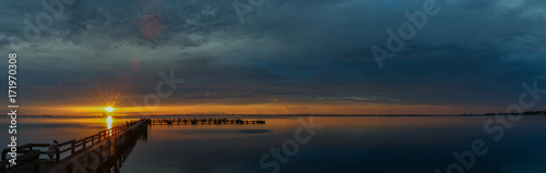 Fototapeta Naklejka Na Ścianę i Meble -  Sunrise at Merritt Island, Florida