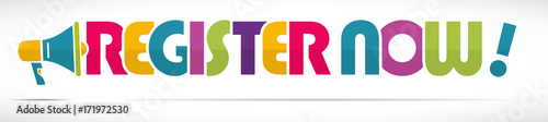mégaphone mot : Register now