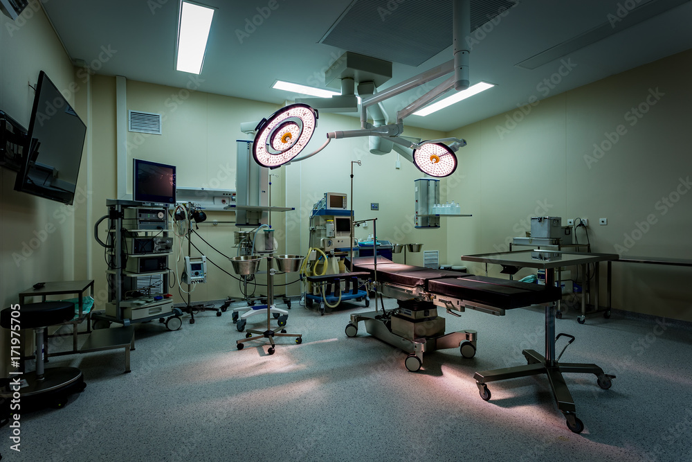 Emergency room in hospital with full equipment ready to use. Emergency room in hospital with full equipment ready to use.
