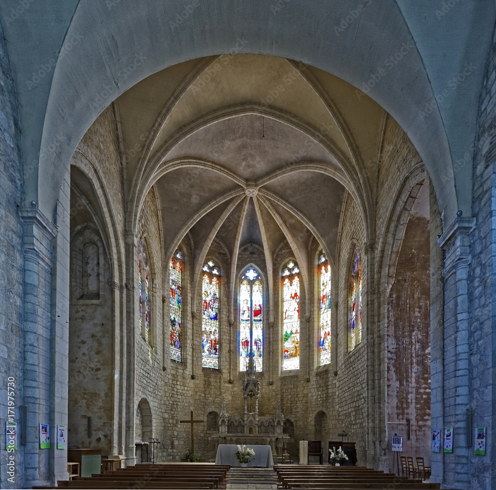 Choeur de l'église de Montcuq