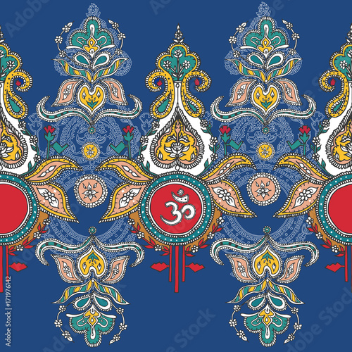 Symbol lord shiva om.pattern