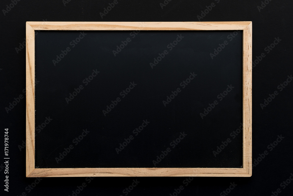 Abstract chalk blackboard with wood border frame ready used as background for add text or graphic Abstract chalk blackboard with wood border frame ready used as background for add text or graphic