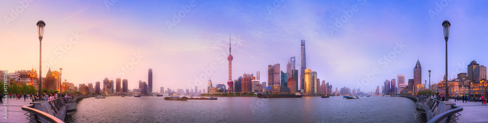 Obraz premium Shanghai skyline cityscape