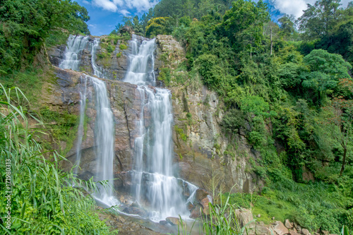 Ramboda waterfall. Ramboda waterfall is the 11 highest waterfall in Sri Lanka and 729  highest waterfall in the world