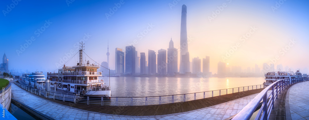 Shanghai skyline cityscape