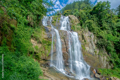 Ramboda waterfall. Ramboda waterfall is the 11 highest waterfall in Sri Lanka and 729 highest waterfall in the world