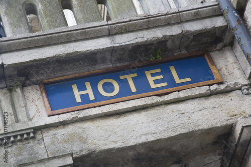 Blue Hotel Sign © kevers