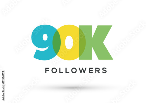 Acknowledgment 90 000 Followers