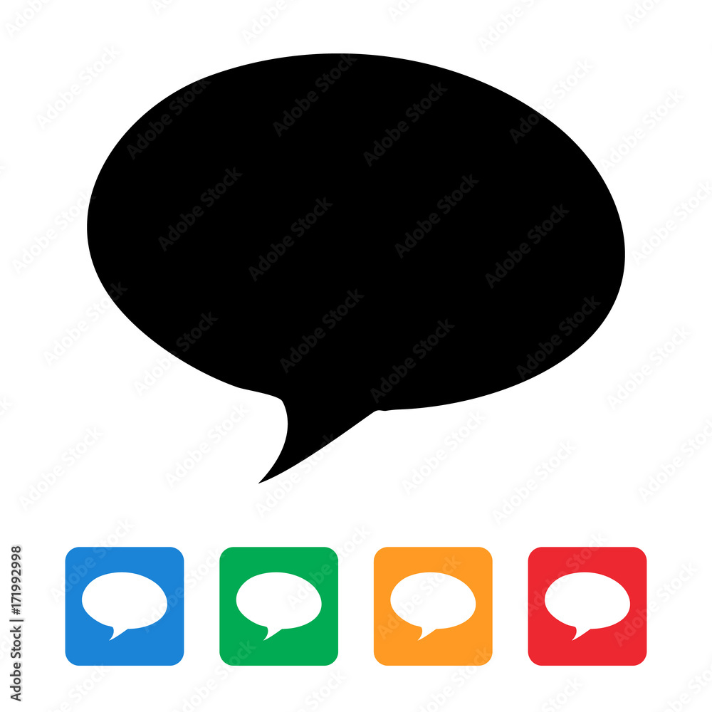 speech bubble icon speech bubble icon