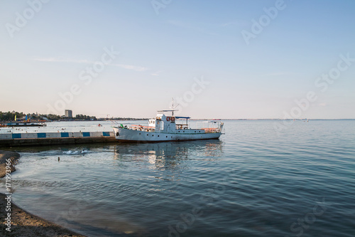 Cruise boat in Feodosia, Crimea, Russia © Alexey Pelikh
