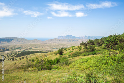 Beautiful Crimean mountain landscape