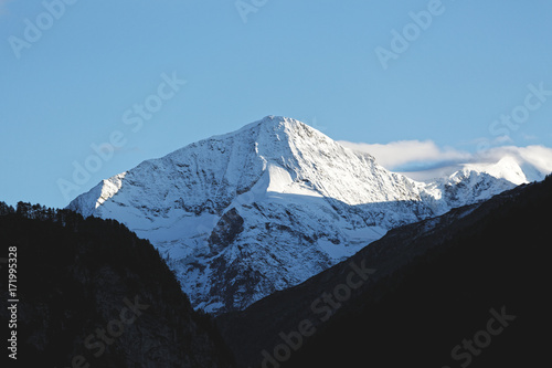 Peak of Arolla in Switzerland