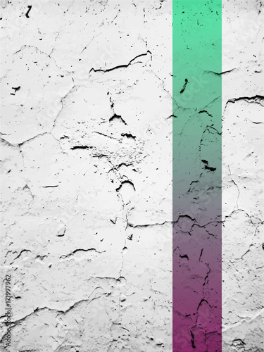 Grunge plaster cracks texture vector brush. Grayscale. Multiply color mode
